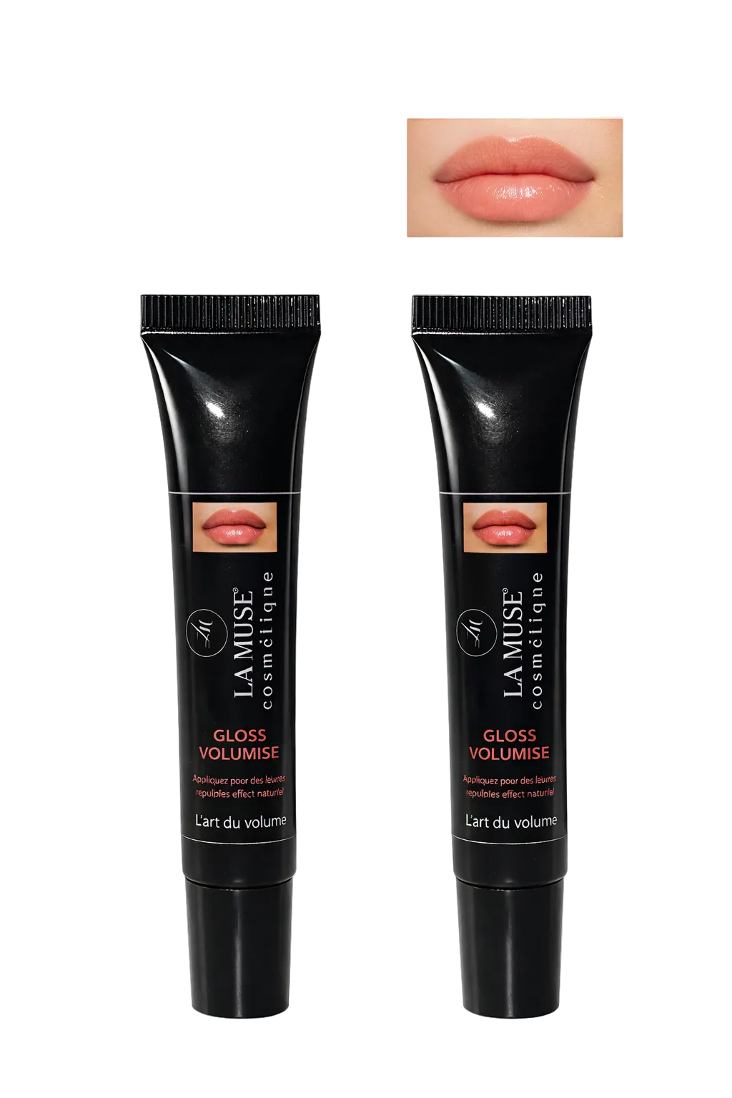 Pack Volumuse — 2 Gloss Volumateur couleur pêche et Transparent